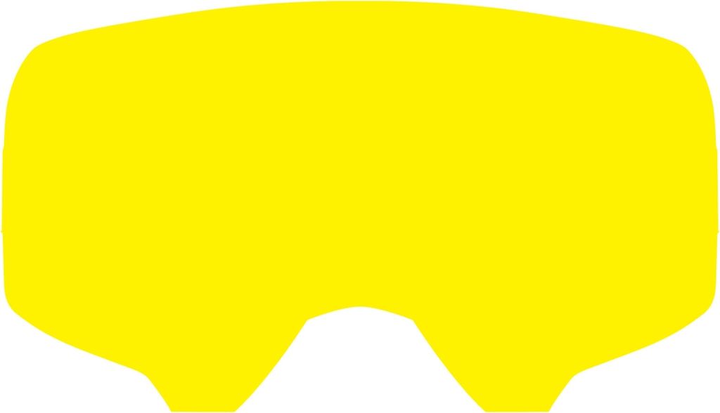 LEATT Doppelglas Motocrossmaske Antibeschlag Gelb für Velocity Maske