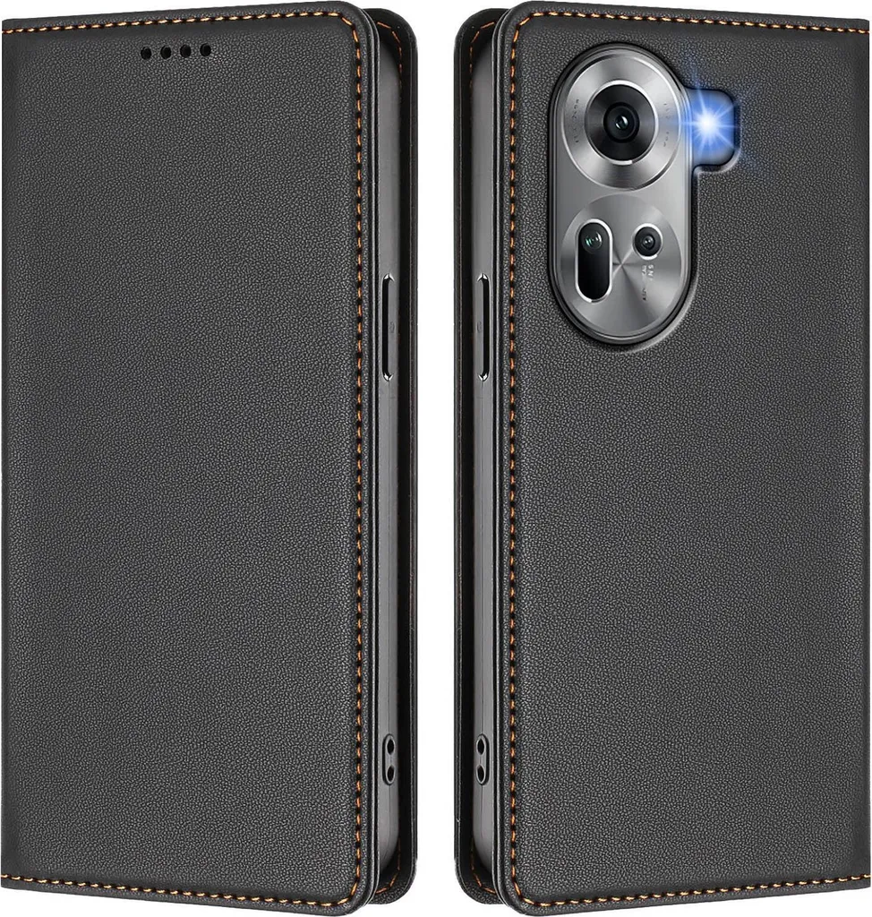 LXHGrowH Cover per OPPO Reno11 F 5G / OPPO Reno 11F 5G, Custodia Antiurto Protettivo di Militare Grade, Anti-shock Protettiva Armor con Scorrevole Protezione Fotocamera e Magnetica Supporto, Nero