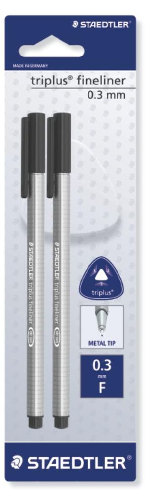2 triplus fineliner schwarz Obrázek produktu 