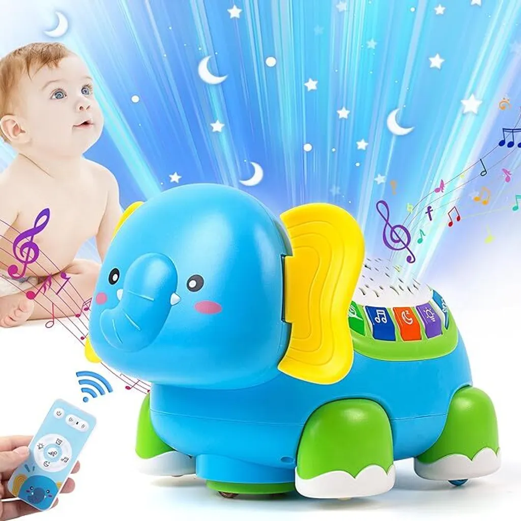 Jouet Bébé Interactif Lumineux et Musical pour Apprendre à Ramper