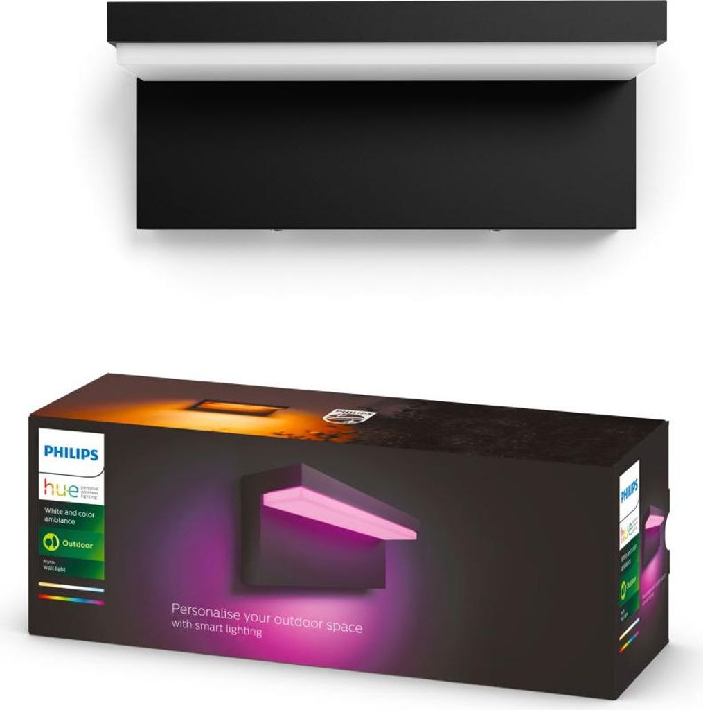 Philips Hue Nyro Wandleuchte 1000lm schwarz WACA