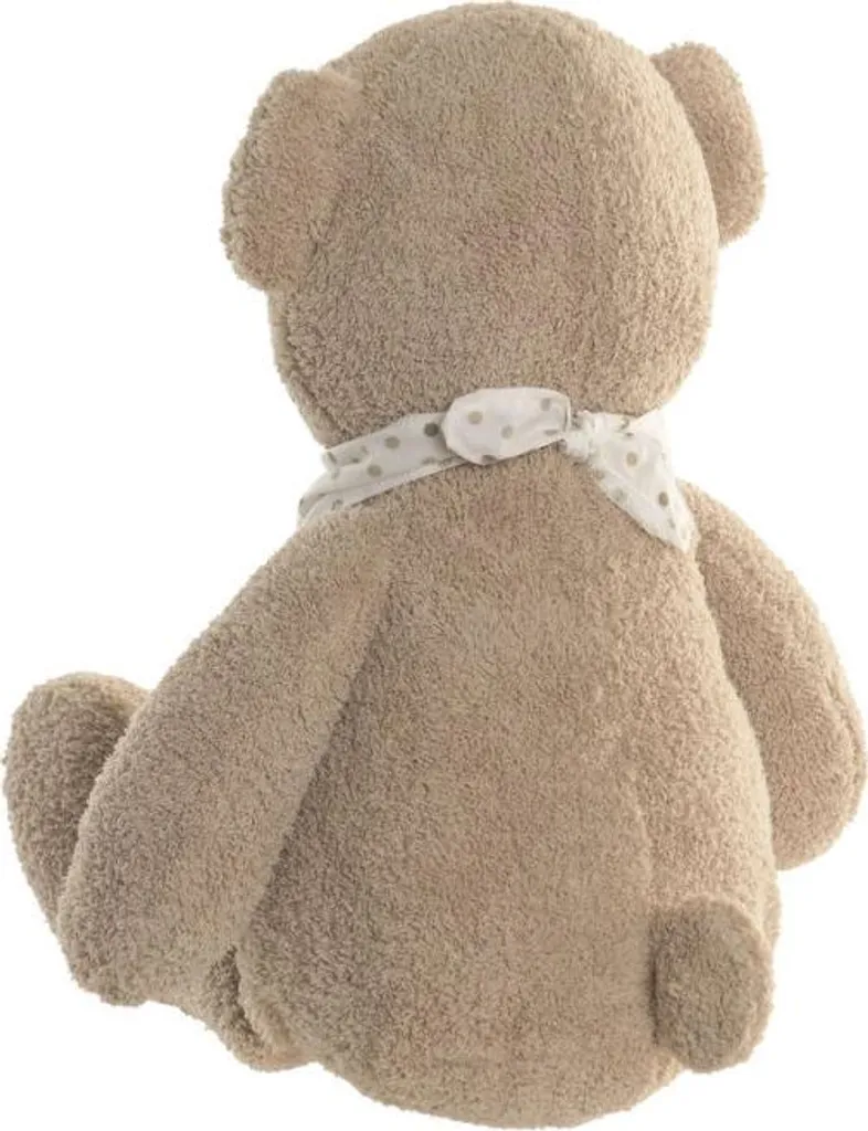 Peluche Ours Moelleuse Marron Rose Home ESPRIT en Polyester de Qualité - 2
