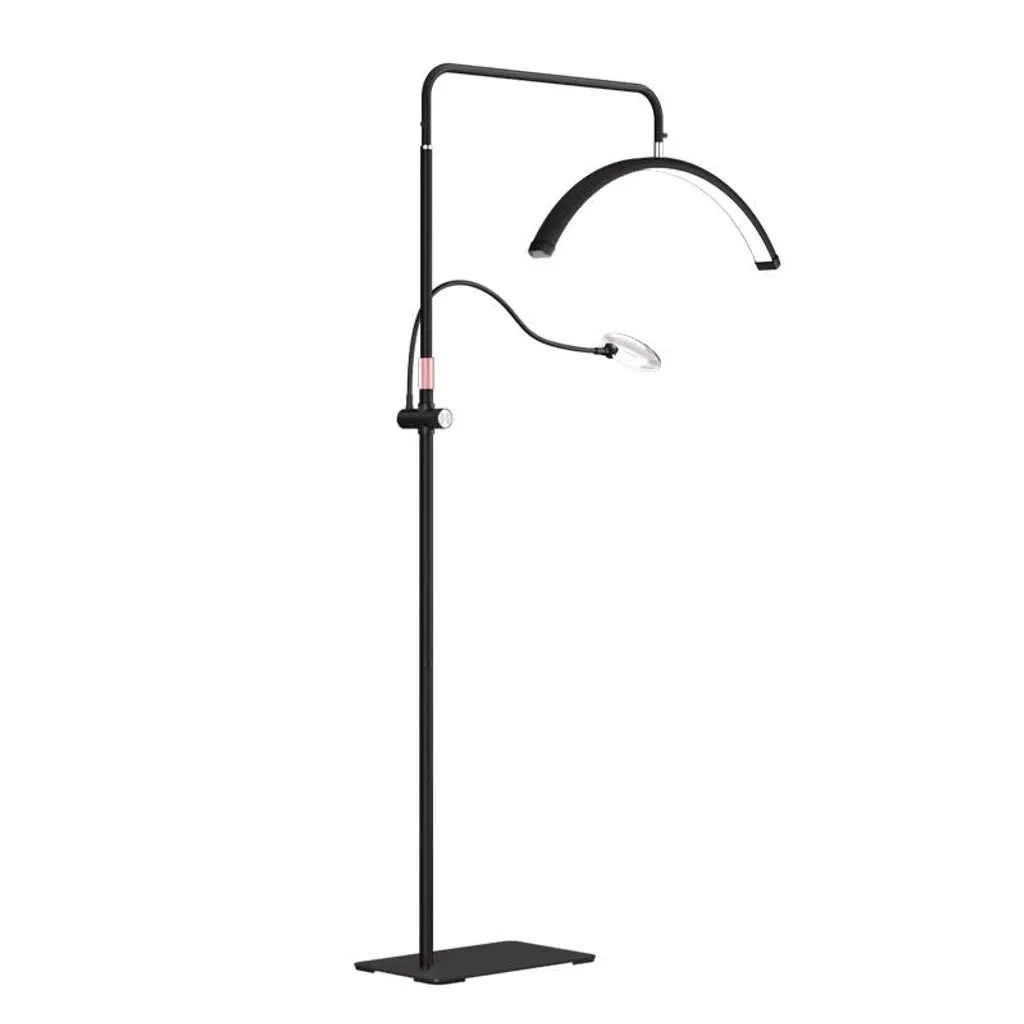 Lampe LED demi-lune sans ombre avec loupe pour soins de haute précision