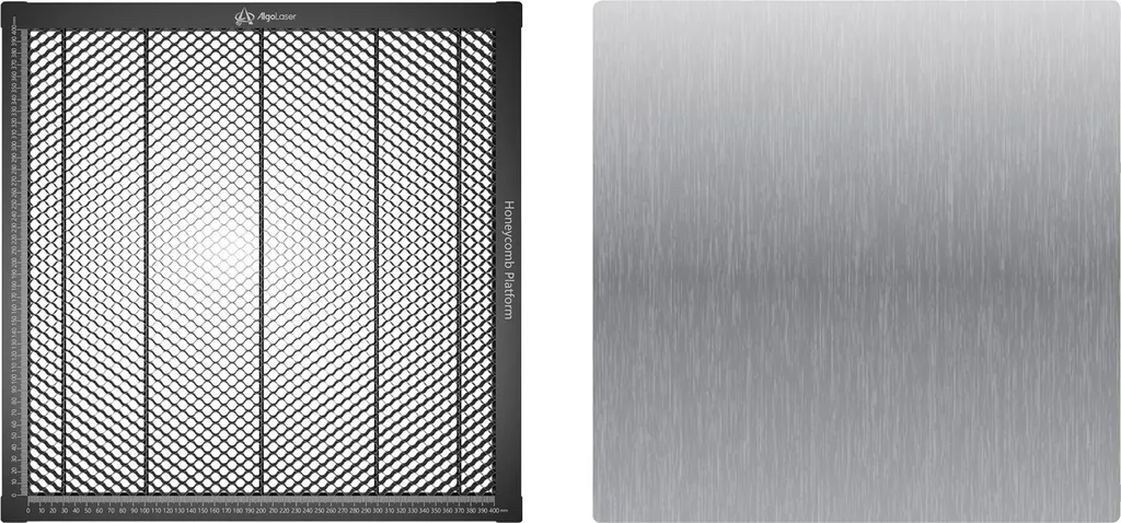 Poste laser alvéolaire pour découpe propre 450x450mm série métallique