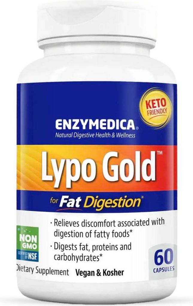 Enzymedica Lypo Gold na trawienie tłuszczu, enzymy Zdjęcie produktu 