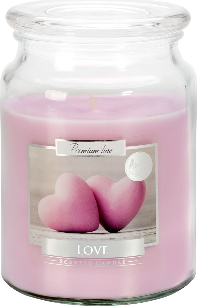 Bispol Świeca zapachowa w szkle Love, 500g