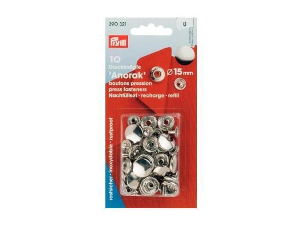 Prym 390321, Messing, Silber, Rund, 10 Stück(e), Produktbild 