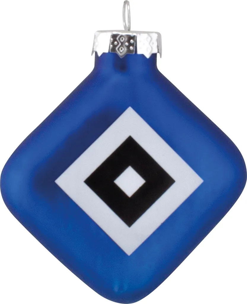 Boules de Noël HSV pour Décoration de Fête Thème Football Set de 4