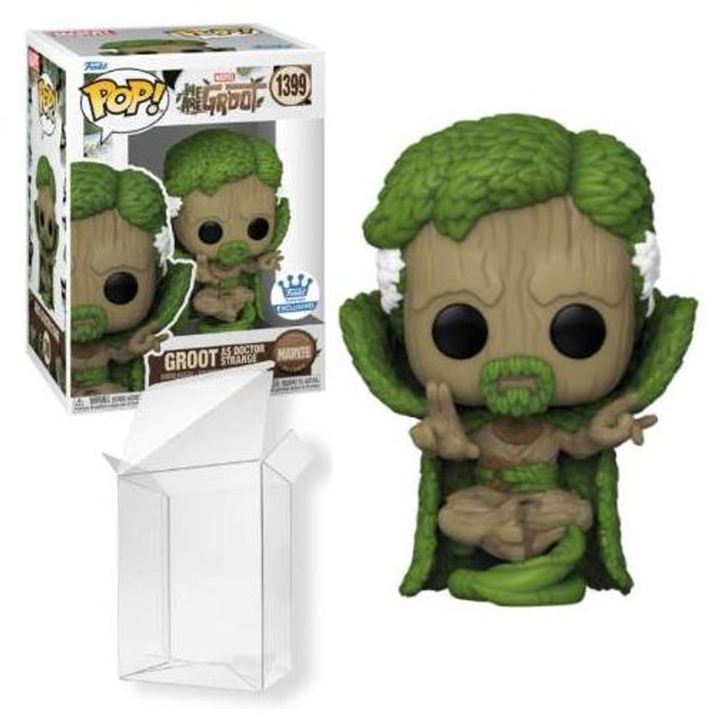 Funko Pop! Marvel: We are Groot - Groot as Doctor Strange Produktbild 