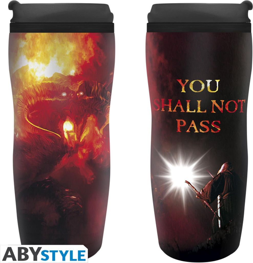 LORD OF THE RINGS - Travel Tasse/Becher You shall not pass