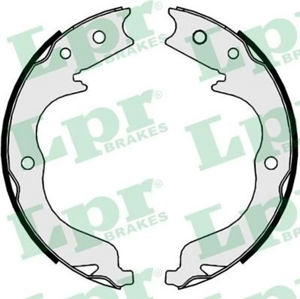 LPR 09860 Set Ganasce Freno a Mano per Mitsubishi e Outlander - Ricambi OE