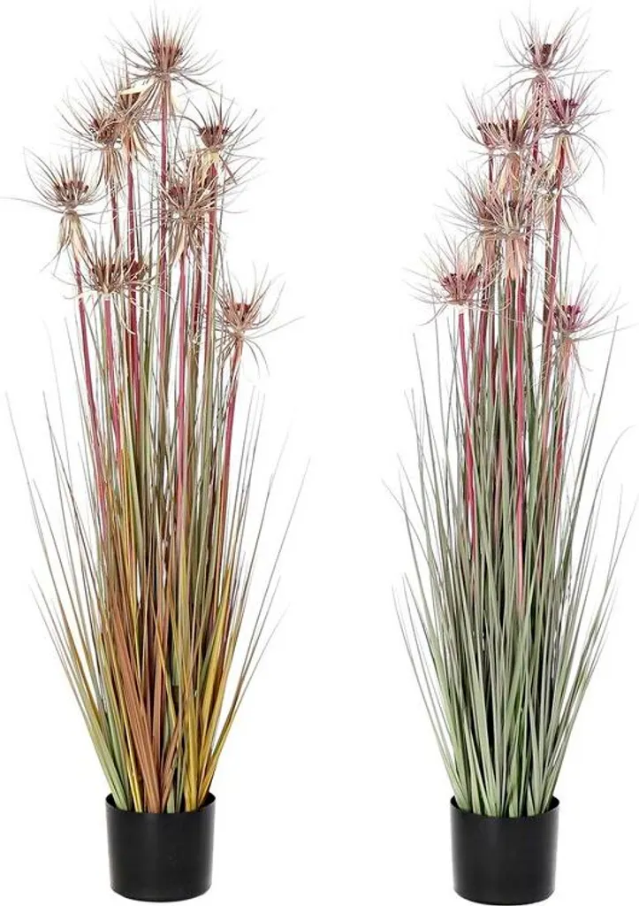 Plante Artificielle Intérieur pour Déco Salon 120cm Vert et Marron Lot 2