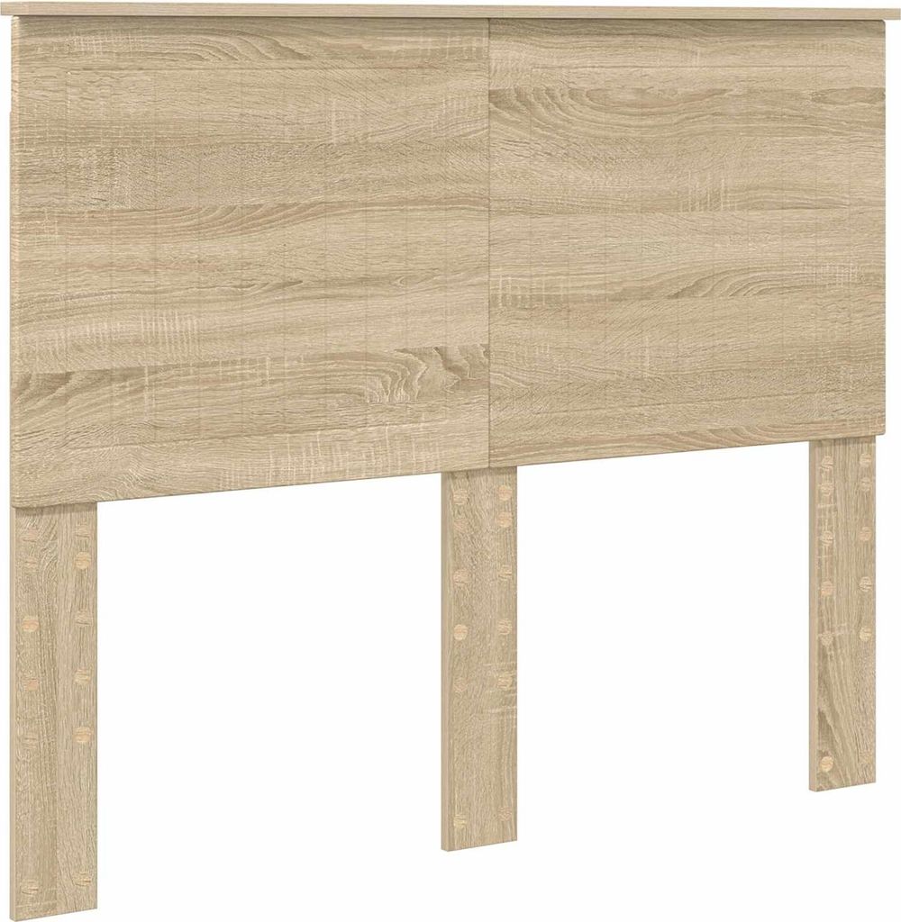 vidaXL Kopfteil mit Kopfteil Sonoma-Eiche 120 cm Holzwerkstoff