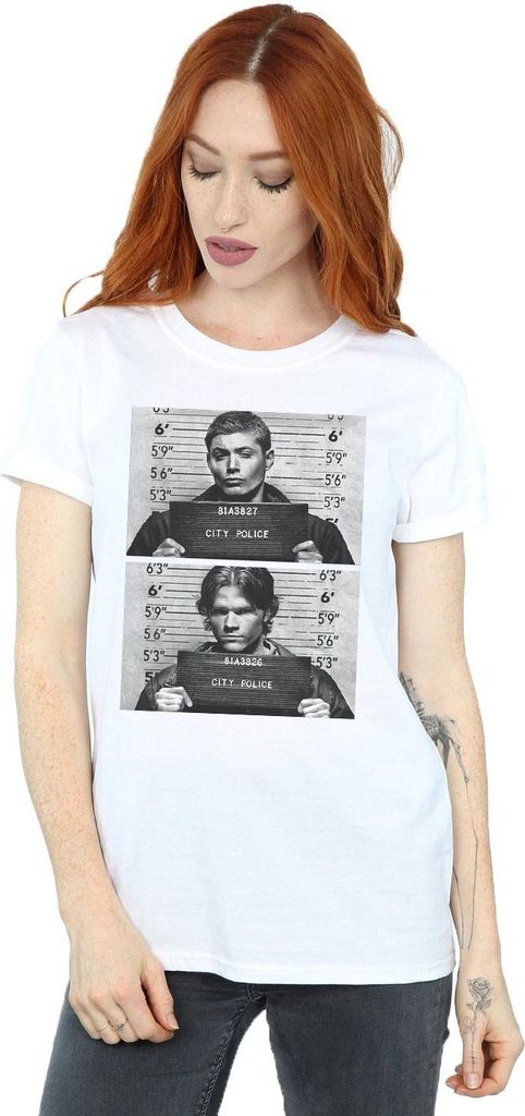 Supernatural - "Winchester" T-Shirt für Damen BI1317 (3XL) (Weiß)