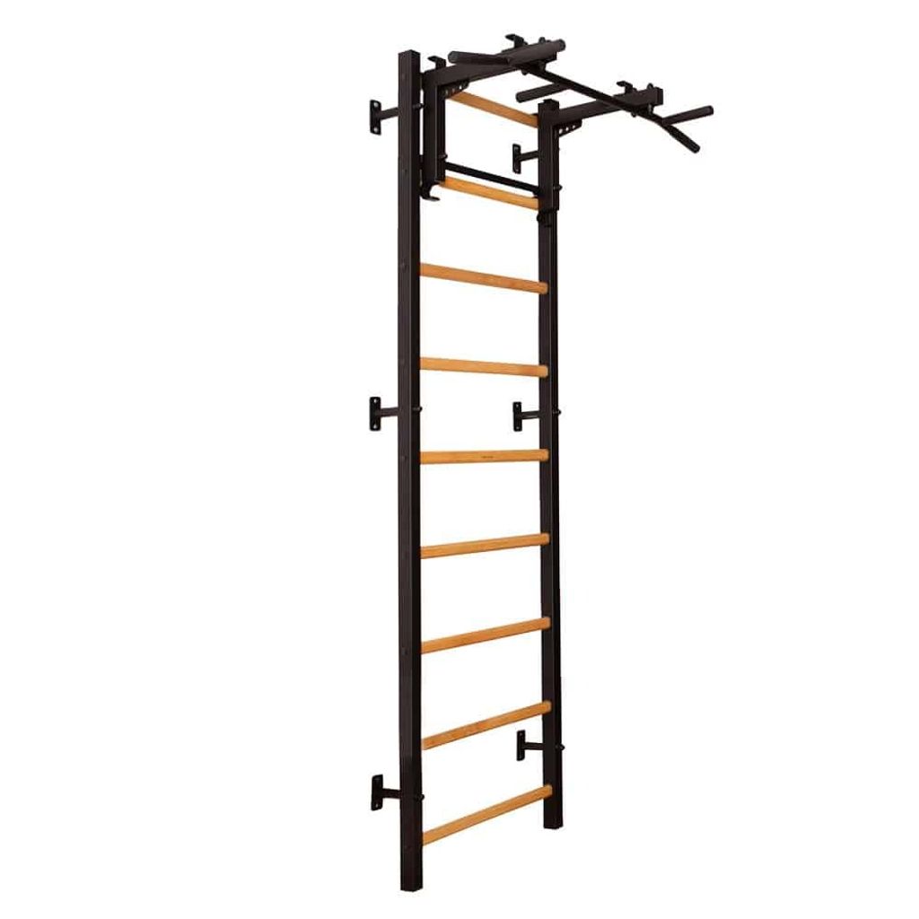 BenchK 731B, 150 kg, Wand, Schwarz, Weiß, Stahl, Holz, 1165 mm, 2400 mm