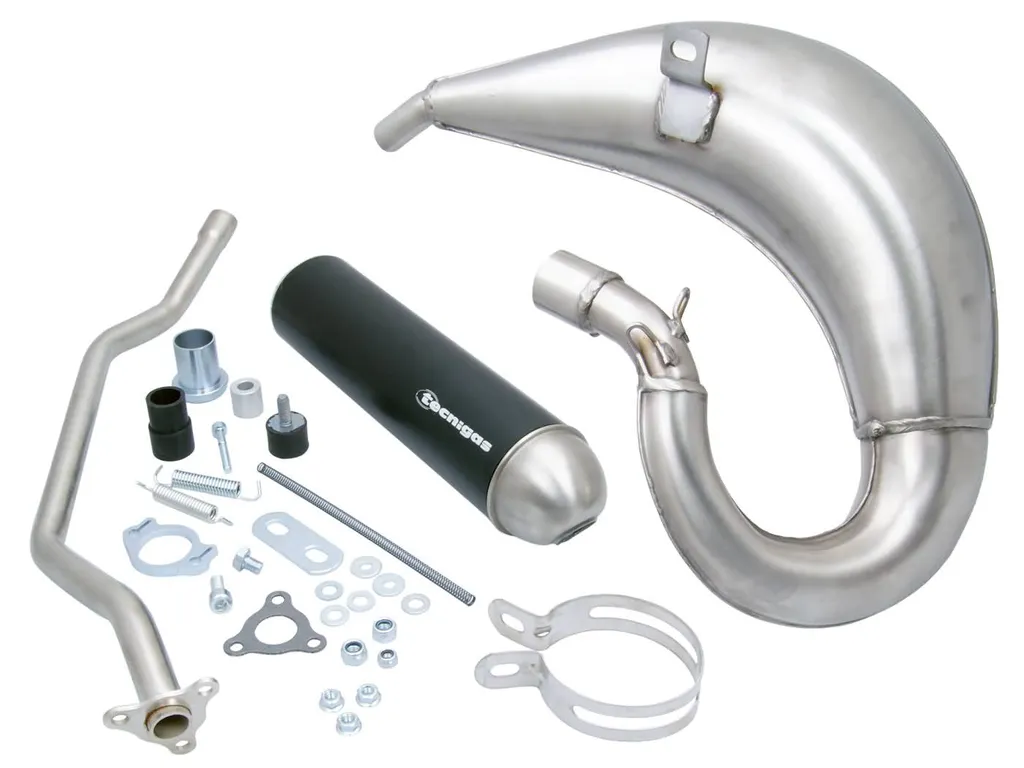 Tecnigas E-NOX Steel Échappement en acier durable pour Derbi Senda