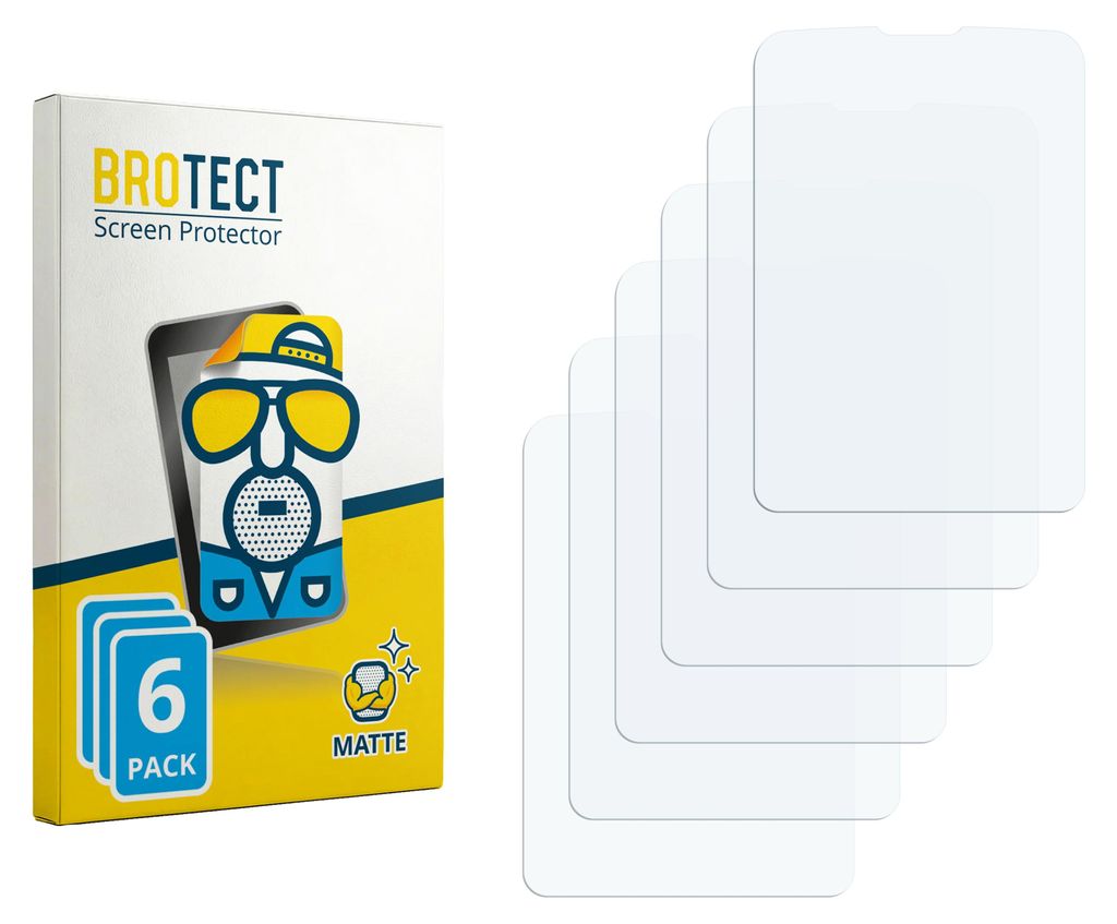 6x BROTECT Schutzfolie für BlindShell Classic LITE Displayschutz Displayschutzfolie Folie Matt Entspiegelungsfolie