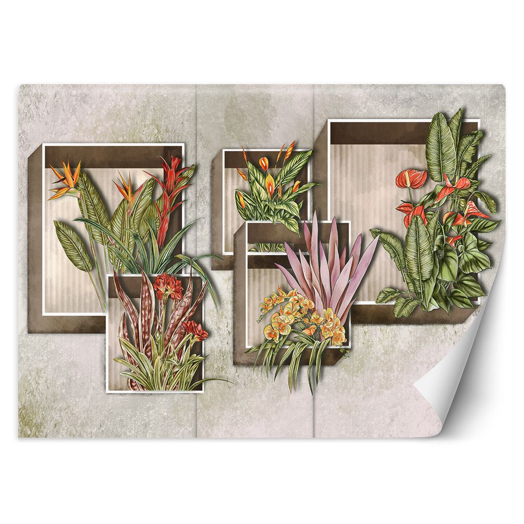 Vintage Retro Stadt FOTOTAPETE 254x184 cm VLIES Tapete Wandtapete Wandbilder Wanddekoration Design Wohnzimmer Schlafzimmer Flur Büro Küche T-2-TF...