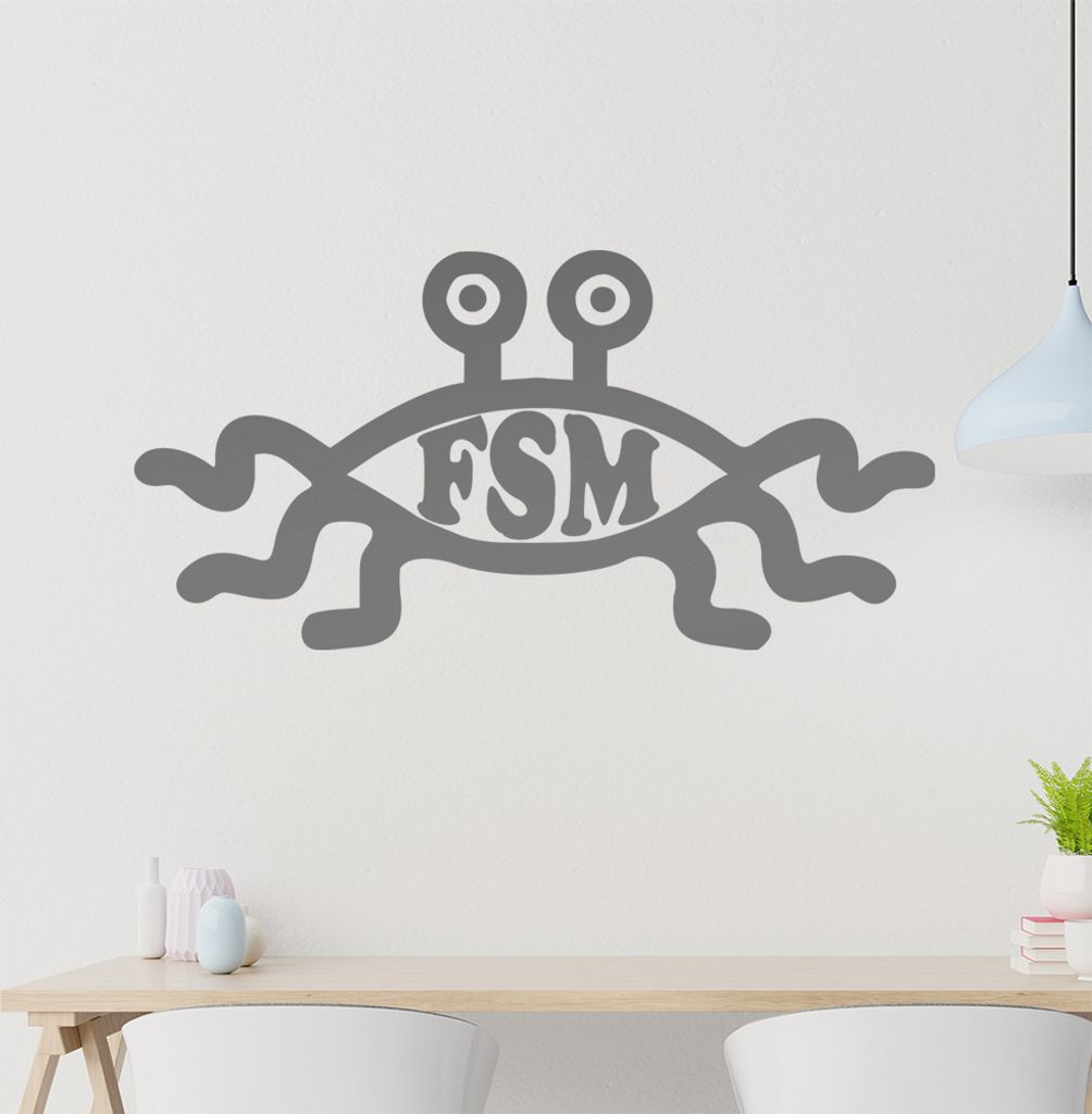 FSM Wandtattoo in 6 Größen - Wandaufkleber Wall Sticker - Dekoration, Küche, Wohnzimmer, Schlafzimmer, Badezimmer