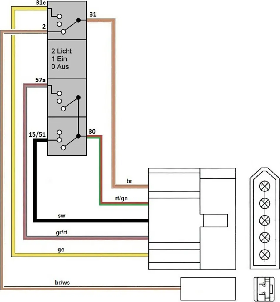 Ensemble de Serrures de Rechange pour Simson SR50 SR80 avec Clés - 7