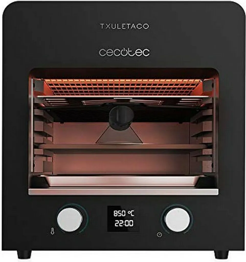 Gril Viande Électrique Txuletaco 8000 Inferno 2200W Noir pour Gastronomes