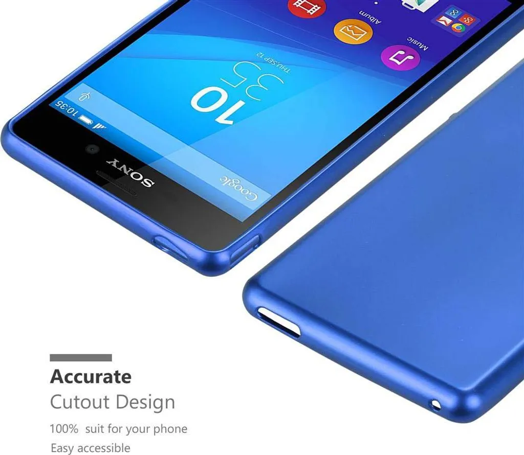 Cadorabo Custodia Sony Xperia C4 Rossa: Protezione Rigida Anti-Graffio