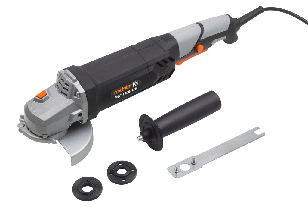 Smerigliatrice angolare Meister, 1100 W, 125 mm, 12000 Immagine del prodotto 