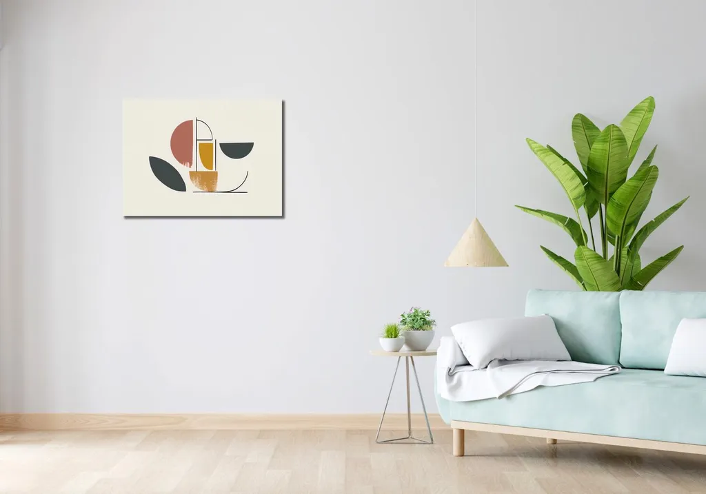 Image 70 x 50 cm Sphère colorée - Décoration murale abstraite moderne - 2