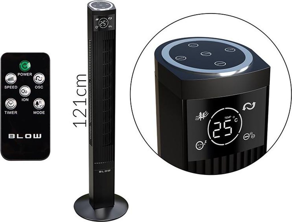 Ventilateur de colonne xxl 90w Image du produit 