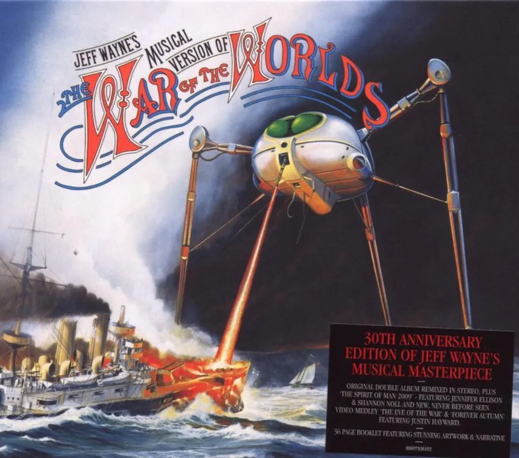 Écoutez The War of the Worlds Jeff Wayne CD sans Coupures Numériques