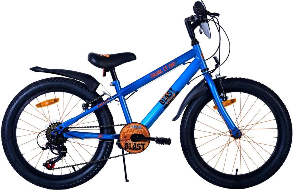 NERF Kinderfahrrad - Jungen - 20 Zoll - Satinblau - 6 Gänge