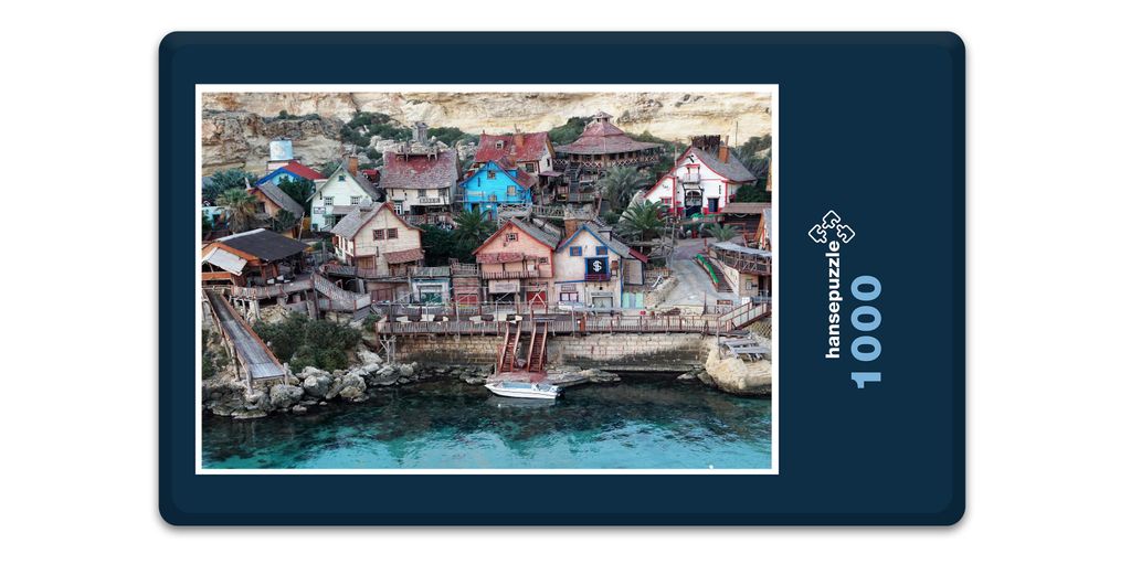 hansepuzzle 10724 - Malta Puzzle, 1000 Teile, Reisen, 60,0 x 46,0cm mit hochwertiger Aufbewahrung, Kartonbox und wiederverschließbarem Beutel