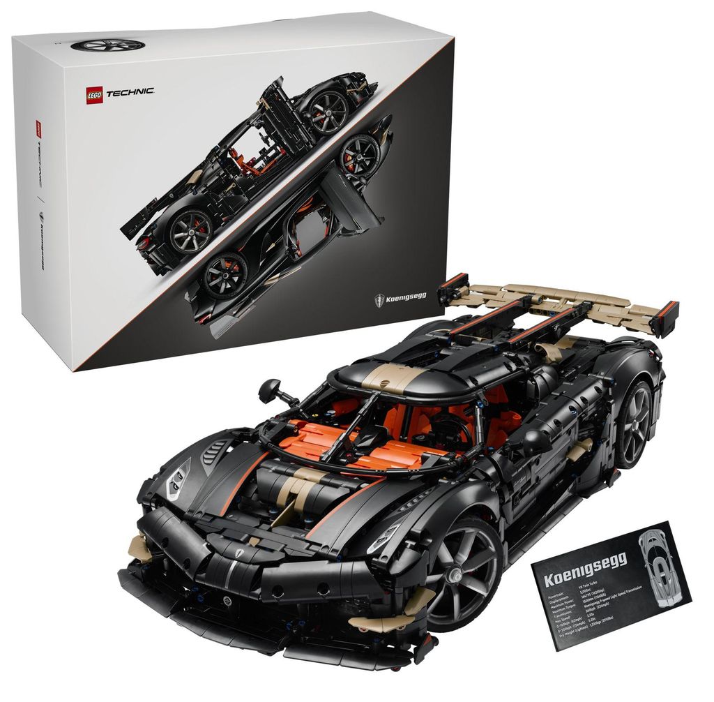 LEGO Technic, Hipercoche Koenigsegg Sadair's Spear – Modelo Imagen del producto 