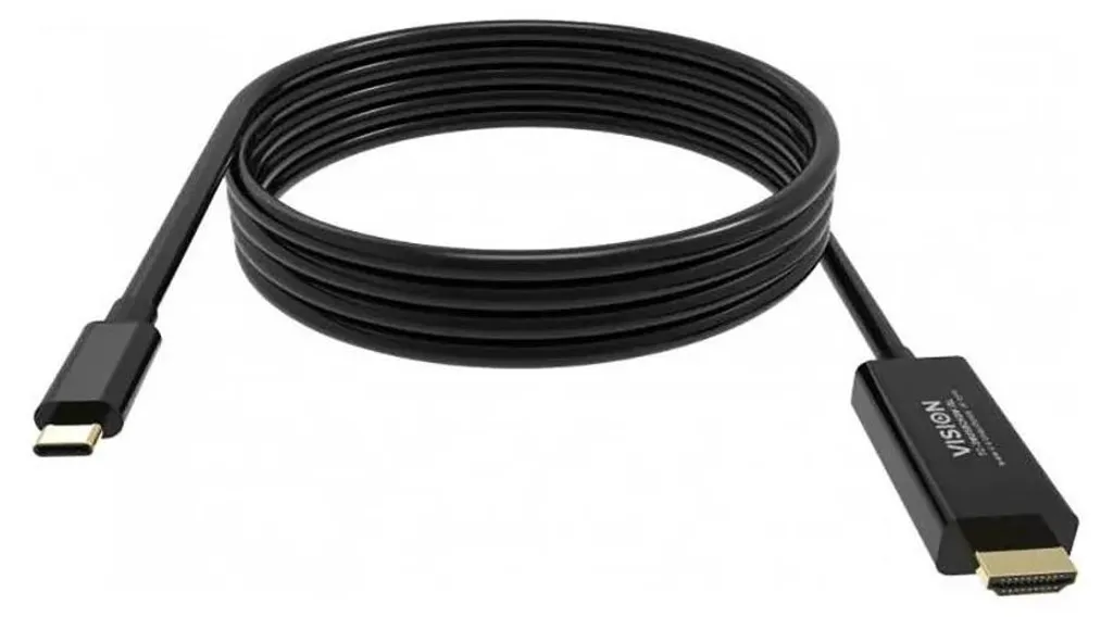 Câble DisplayPort 2m USB-C 8K Noir Vision - Performance Vidéo Haute Fluidité - 2
