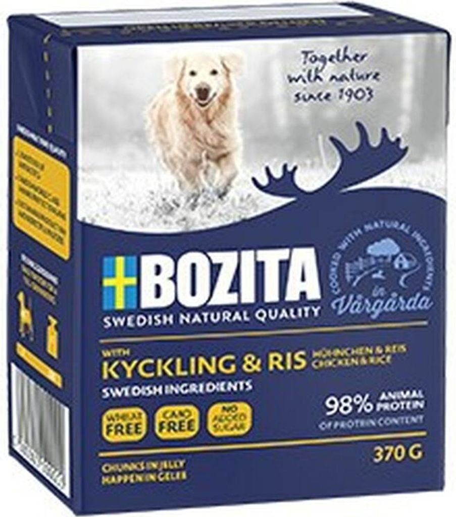 Bozita 4262 nourriture humide pour chiens Poulet Adulte 370 Image du produit 
