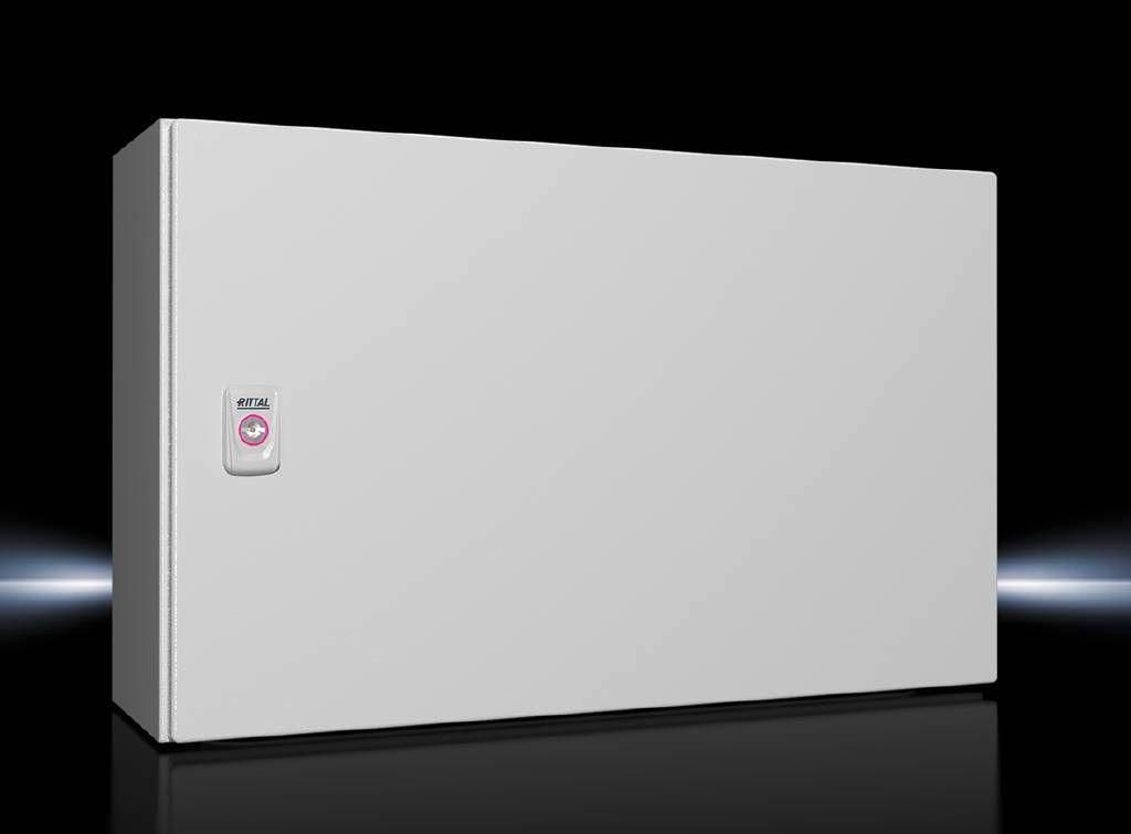 Rittal Kompakt-Schaltschrank AX, 1-türig, BHT 600x380x210mm Produktbild 