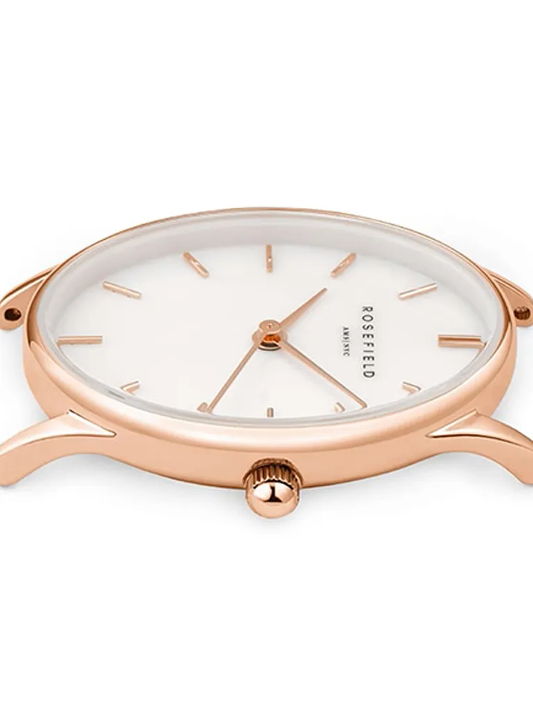 Rosefield The Oval montre femme doré rose OWRMR-OV12 sophistiquée