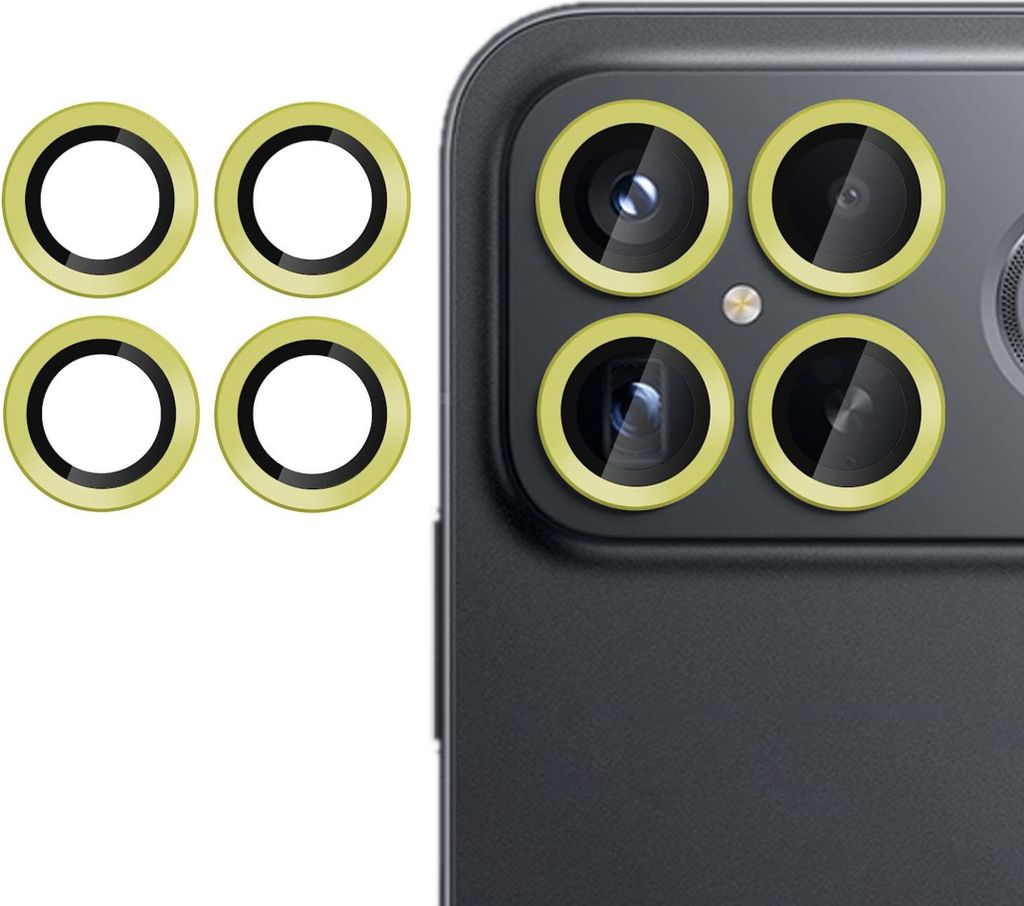 9H Kamera Schutzglas für Xiaomi Poco F8 Ultra Anti-Fingerprint Dünn Gold