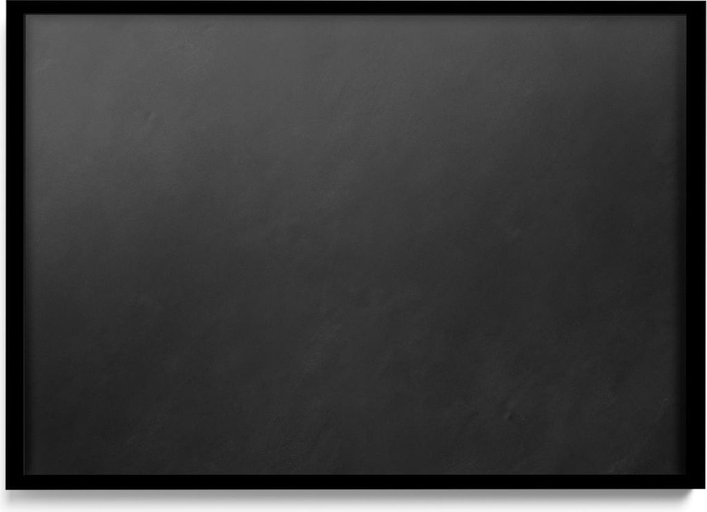 Schultafel Schwarz - Magnetische Kreidetafel - Kinder Tafel - Robuster Holzrahmen - 100x70 cm - Inkl. Kreide