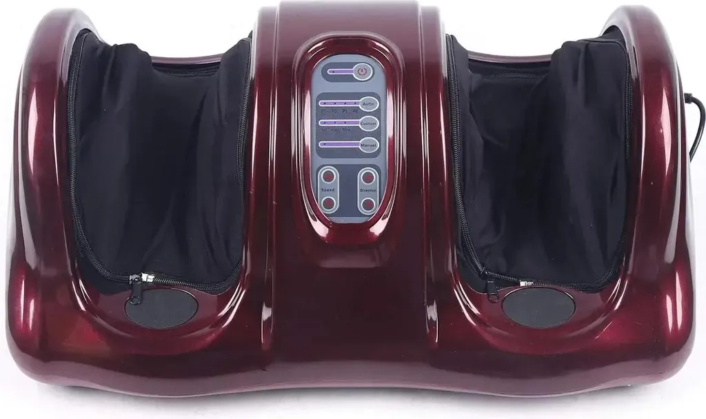 Appareil massage pieds multi-programmes design ergonomique noir mat