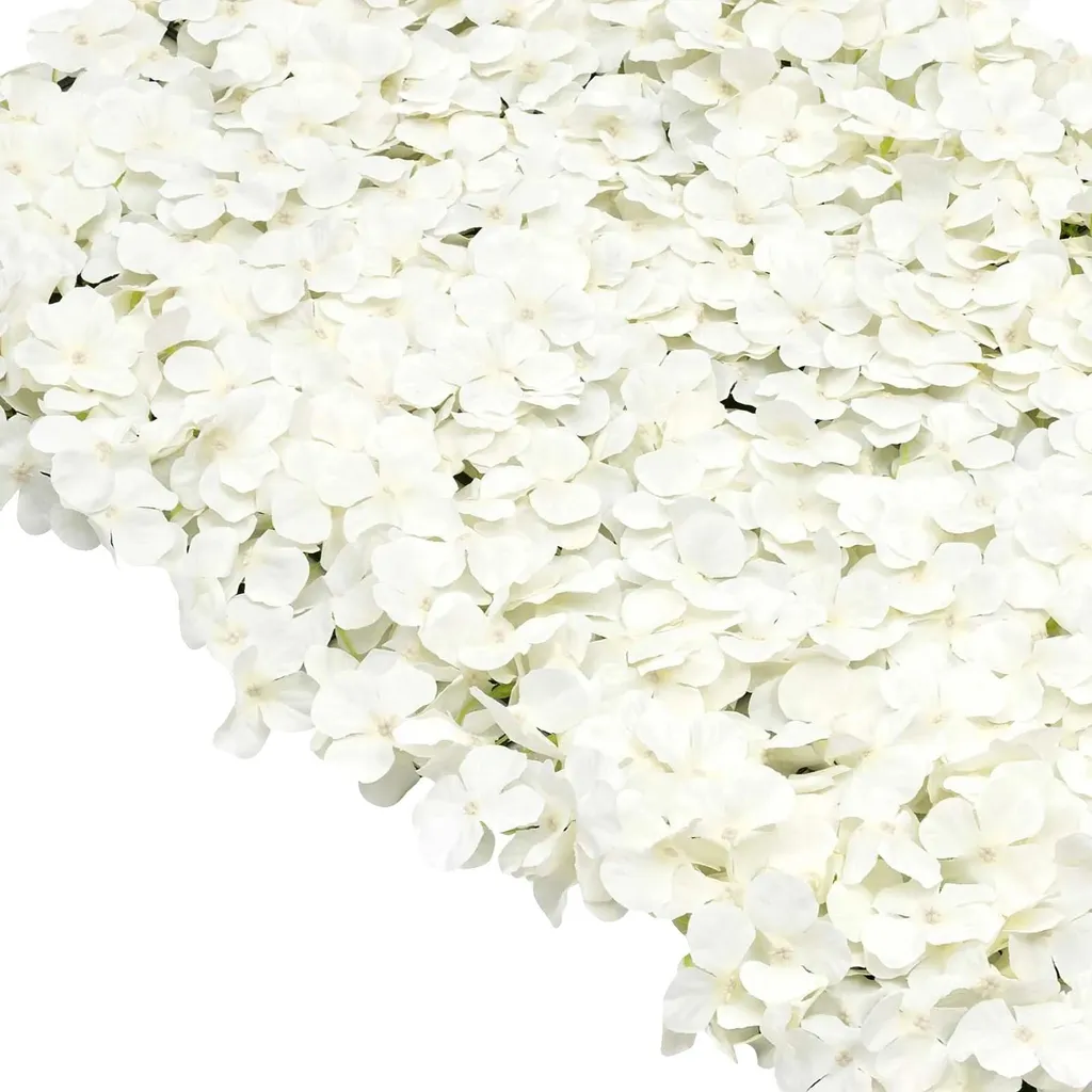 Panneaux de fleurs murales blanches lot de 20 pièces décor mariage chic