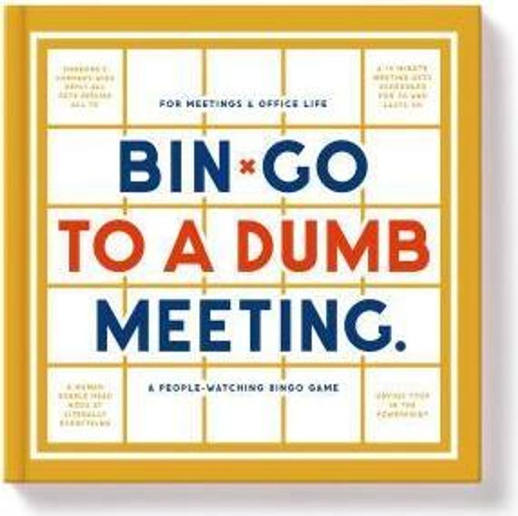 Bin-Go to a Dumb Meeting Bingo Book