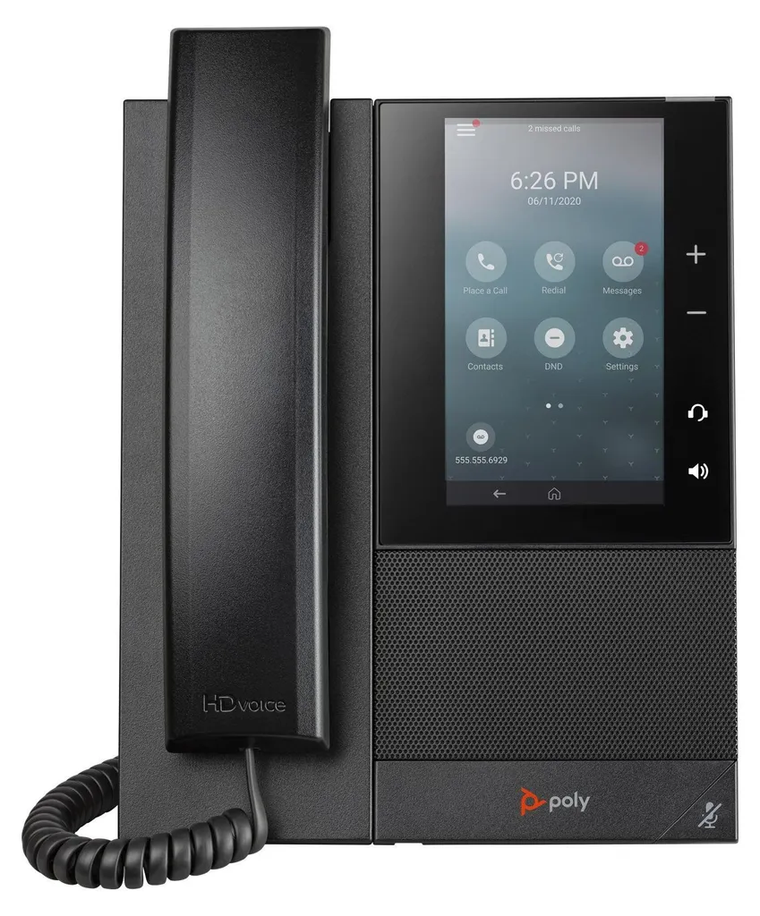 Téléphone IP Poly CCX 505 Poste Professionnel Wi-Fi et Bluetooth Intégré