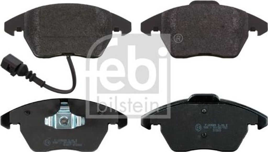 FEBI BILSTEIN 16502 Bremsbelagsatz, Scheibenbremse OE JZW698151B kompatibel mit A1 8X, A3 8P, TT, Altea, Altea XL, Ibiza, Leon, Toledo, Fabia, Octa...
