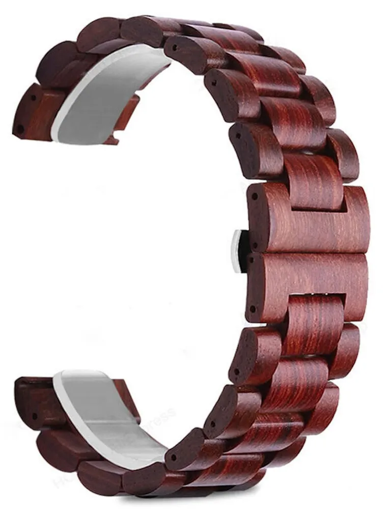 Bracciale Legno Apple Watch Ultra 49mm Serie 10 9 8 Cinturino Uomo