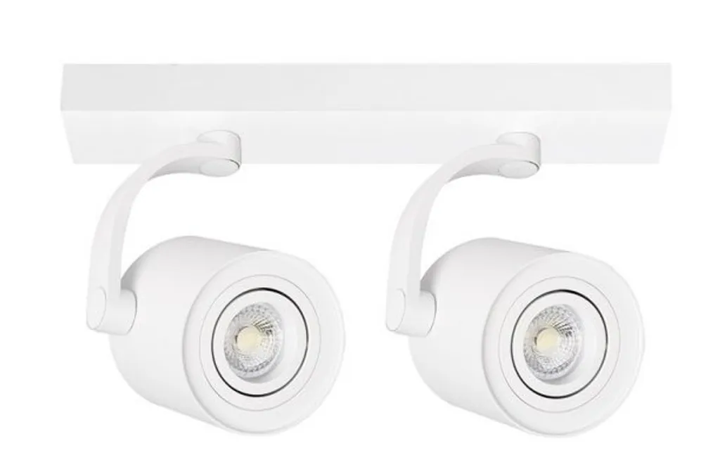Azzardo Bross Arm 2 AZ3502: Spot Orientabile Bianco per Interni Moderni