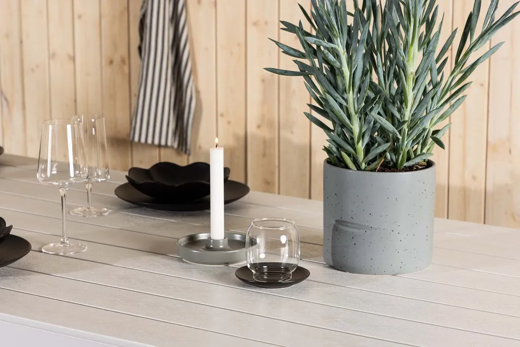Table de jardin Break 90x205cm blanche idéale pour repas de famille - 3
