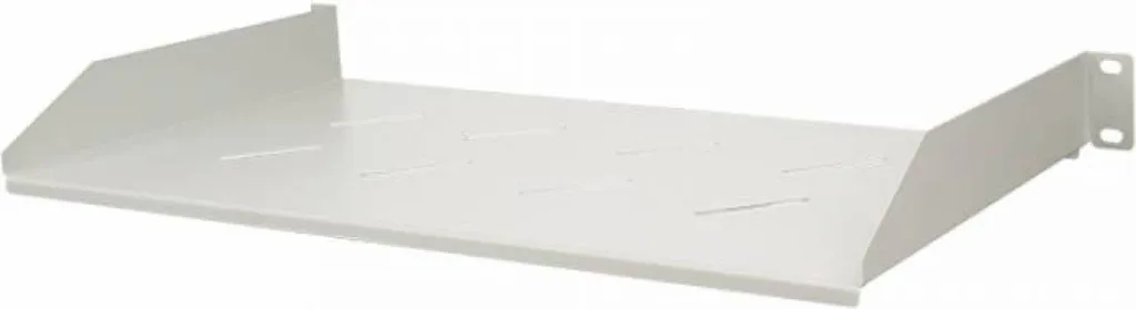 Mensola Rack 1U Grigio 270mm - Ripiano in Ferro per Armadi Rete