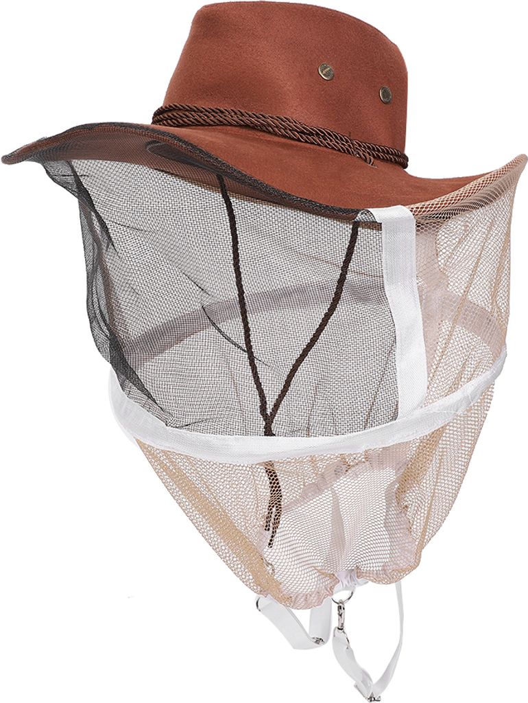 Včelař Ochranný klobouk,Anti Bee Hat,Kovboj Včelařství Obrázek produktu 