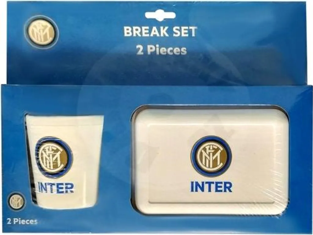 Set Pappa Inter Milano: Portamerenda e Tazza Ufficiale per Scuola e Tempo Libero - 1